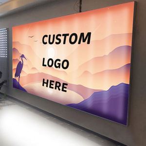 Boîte à lumière LED portable pliable pour conférences, présentoirs d'exposition, panneaux de fond de stand, mur d'éclairage - Product Image 1