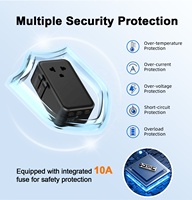Adaptateur de voyage universel Worldplug multi-pays GaN 70W ultra fin, chargeur rapide international, adaptateur de prise de voyage universel