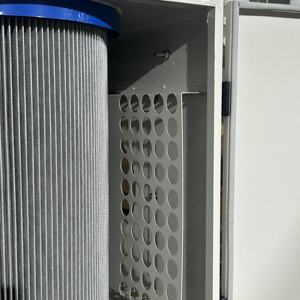 Kolektor debu Jet Nadi vertikal ringkas | Ekstraktor debu bengkel portabel dengan laci debu untuk penanganan bubuk - Product Image 6