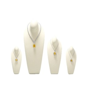 ขาตั้งโชว์สร้อยคอแบบตั้งโต๊ะ รุ่นขาตั้งแบบตั้งตรง พร้อมผ้าไมโครไฟเบอร์สำหรับโชว์เครื่องประดับ - Product Image 5