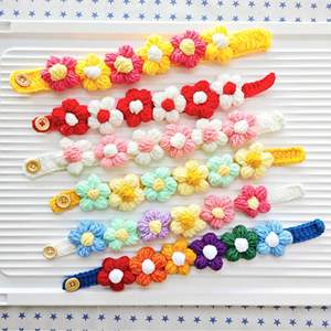 <span class=keywords><strong>Collar</strong></span> tejido a mano al por mayor de fábrica, <span class=keywords><strong>Collar</strong></span> de flores de amor, <span class=keywords><strong>Collar</strong></span> de gato y perro, joyería bonita, <span class=keywords><strong>Collar</strong></span> decorativo para mascotas - Product Image 1