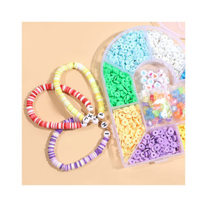 Polymer Clay <b>Letter</b> Bead Heart <b>Box</b> 6mm DIY Jewelry Accessories For Children Educational Toy - Product Image 4