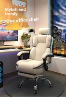 Chaise d'ordinateur à la maison, chaise de jeu, confortable pour une longue séance, étude de jeu, chaise de canapé de bureau, chaise inclinable