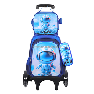 Umi Factory Outlet Gran capacidad Niños Niñas Rolling Trolley Mochilas Estudiante de primaria Niños Mochilas escolares con rueda - Product Image 2