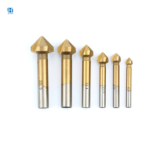 Broca avellanadora <span class=keywords><strong>de</strong></span> metal HSS <span class=keywords><strong>de</strong></span> 3 filos y 90 grados DIN335C al por mayor <span class=keywords><strong>para</strong></span> avellanado, desbarbado y contravellanado - Product Image 1