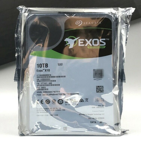 1 Brand New Original Item St10000nm002g Exos 10tb Sas 3.5' Server Enterprise Hdd Plc