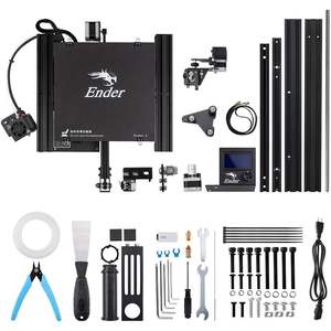 Impresora 3D Ender 3, Filamento de Plástico FDM, Base de Vidrio Templado, Enchufe Europeo - Product Image 6
