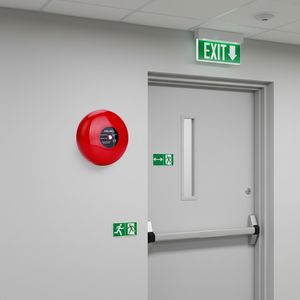 ระบบเตือนไฟไหม้แบบติดผนังขนาด 6 นิ้ว DC24V กระดิ่งตรวจจับไฟไหม้แบบธรรมดาสำหรับสัญญาณเตือนควัน - Product Image 2