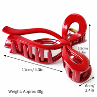 Vente en gros de pinces à cheveux en silicone souple de 11 cm, légères, à usage quotidien, antidérapantes, flexibles et respectueuses du cuir chevelu