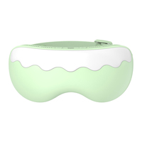 Masseur oculaire avec chaleur et refroidissement, 12 points de massage, masseur oculaire à points d'acupuncture, musique Bluetooth, masque oculaire électrique