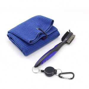 Serviette de golf personnalisée super absorbante brodée avec logo sur mesure - Product Image 3