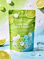 Sachets Doypack Personnalisés Imprimés Durables avec Fermeture Éclair, Emballages Alimentaires en Plastique Stratifié Mylar pour Sucre
