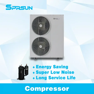 Bomba de Calor de Doble Etapa EVI con Compresor de Ultra Baja Temperatura (-25°C) y Ventilador Doble, Lista para Energía Solar, para Calefacción por Suelo Radiante Doméstica - Product Image 5