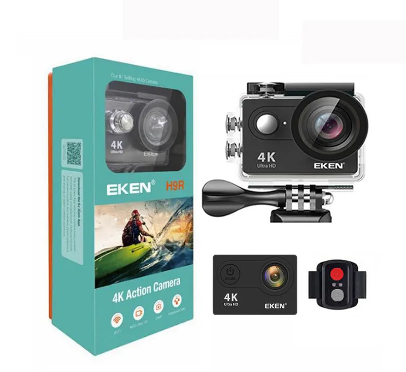 New EKEN H9R Action Camera 4K WiFi Waterproof Sports Camera Full HD 1080P Video Camera 170 Wide Angle Lens