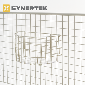 Vòng kim loại lưu trữ giỏ bán buôn Chất lượng cao lớp phủ treo dây kim loại lưới giỏ cho siêu thị - Product Image 5