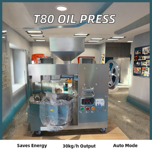 LYF T80 Schnelle Kleine Kommerzielle Halbautomatische Kalt- und Heißpressölmaschine für Erdnüsse, Sesam, Sojabohnen, Raps, Teesamen-Energie - Product Image 2