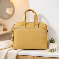 Sac à Ordinateur Portable de Haute Qualité, Style Rétro, Unisexe, Imperméable, pour Voyages, Conférences, Bureau, Double Couche, Anti-vol