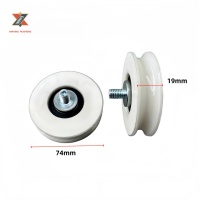 Convient pour la roue de suspension de porte d'ascenseur Schindle* 74*19*6203 V30 Poulie de porte 57602956300P 3300