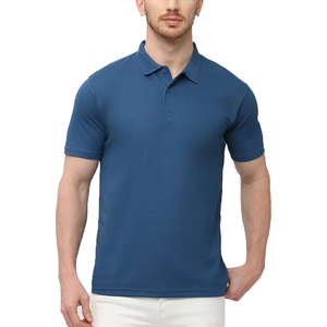 Mens Soft Breathable <b>Collared</b> Polo <b>T</b> <b>Shirt</b> Short Sleeve Solid Color Casual Clothing Lightweight Cotton Knitted Summer <b>Shirt</b> - Product Image 3