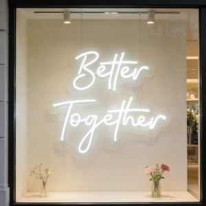 Bandes LED flexibles en acrylique personnalisées 12V, enseignes au néon |   Lettres/Logo personnalisés, étanches IP54, garantie 1 an pour la publicité - Product Image 3