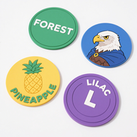 Fabricant de sous-verres en silicone personnalisés, tapis de bar en caoutchouc avec logo 3D, tapis de table antidérapants résistants à la chaleur, vente en gros