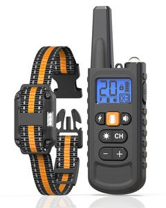 <span class=keywords><strong>Collar</strong></span> de Adiestramiento para Perros Eléctrico de 800 m con 20 Niveles de Choque, Vibración, Impermeable, Control Remoto para Mascotas, <span class=keywords><strong>Collar</strong></span> de Adiestramiento Recargable - Product Image 3