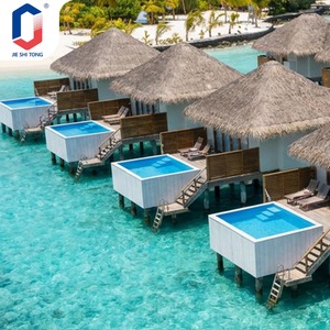 Durable Fiberglass Prefab Resort <b>Pool</b> Full <b>Accessories</b> Ready To Use Coastal Villa Hotel Leisure Container Swimming <b>Pool</b> - Product Image 1