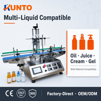 Ligne de remplissage, bouchage et étiquetage automatique pour jus, eau, huile, cosmétiques – Machine de remplissage de bouteilles servo 4 têtes 10-60000 ml 20000 BPH