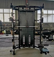 Machine de musculation multifonctionnelle, équipement de gymnastique, fer croisé à câble, support de squat, station de fonctions multi