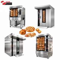 Four rotatif à air chaud pour pain de mie et sandwichs, 5, 10 ou 15 plateaux, machine de cuisson professionnelle pour boulangerie