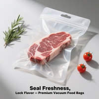 Op maat gemaakte vacuümsealzakken, food grade, geëmbossed, sous-vide verpakking, BPA-vrij, gestructureerd, transparant, hitteverzegelbaar, opbergzakken