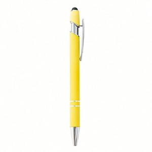 Bolígrafos Promocionales con Logotipo Personalizado, Recubrimiento de Goma Suave, Bolígrafo de Plástico con Diseño Deportivo, Ancho de Escritura de 0.7 mm - Product Image 3