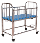 Nouveau-né bébé lit lit mobile en acier inoxydable hôpital berceau usage domestique salle d'accouchement médicale bébé berceau infantile chariot lit maison - Product Image 2