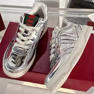 Luxury Designer Casual Sneakers Basketball <b>Shoes</b> High Quality High End Glossy Leather Fashion Trend Walking <b>Shoes</b> Massage - Product Image 2