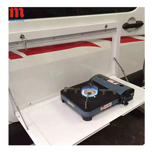 <span class=keywords><strong>Accesorios</strong></span> para caravanas, mesa plegable para pícnic de aluminio resistente y duradero, tamaño total 900*500 mm, para caravanas y remolques. - Product Image 6