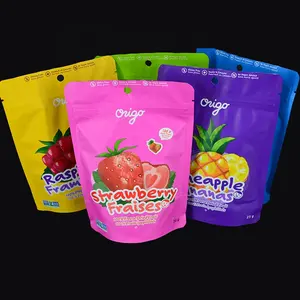 OEM China manufacturer custom printed food grade bags with zipper gravure printing bags