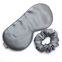 Masque pour les yeux unisexe 100% soie de mûrier, satin double face, respirant, bande élastique réglable, logo personnalisé, voyage, sommeil, quatre saisons
