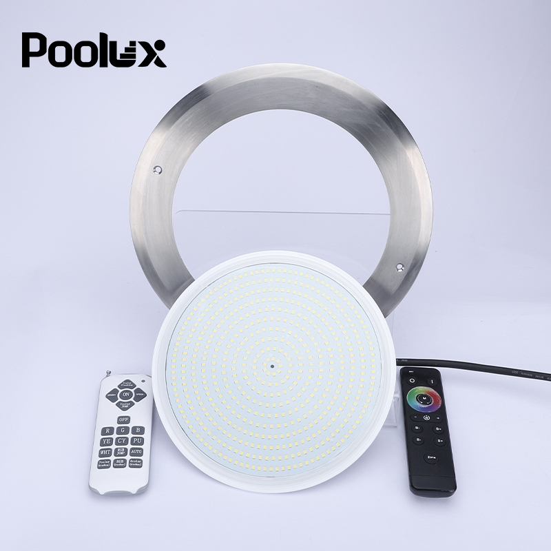 POOLUX 8mm Dia280mm Super Slim 316SS Pool Light Cover