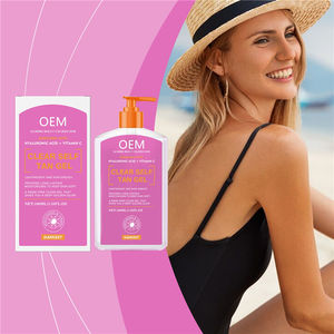 Etiqueta privada al por mayor, gel autobronceador natural, crema de bronceado para hombres y mujeres, loción corporal sin enjuague con efecto brillante - Product Image 1