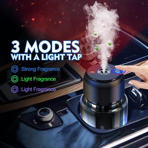 Diffuseur d'air intelligent pour voiture, portable, en verre, avec projection de lumière étoilée, lumière décorative, aromathérapie, rafraîchit l'air, humidificateur - Product Image 2
