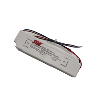 Boîtier en plastique IP67 étanche, alimentation électrique pour barre LED néon à canal unique AC-DC 12V 24V 100W, JMHC HCF-100H AC170-265V