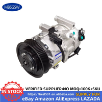 Compresseur de climatisation automobile 12v Pièce de compresseur de climatisation 97701-1R900 97701 1R900 Convient pour Hyundai Accent Kia Rio K2