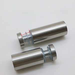 Entretoises pour enseignes lumineuses en acier inoxydable 201 métrique de 12 à 25 mm, vis de fixation pour publicité, goujons d'entretoise pour verre - Product Image 3