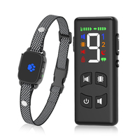 Neuester LED-Bildschirm IPX6 Wasserdicht Dual Dog Control Vibrations sicher No Shock RC Training Hunde halsband Einstellbar für alle Hunde