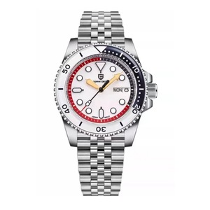 PAGANI DESIGN Men's Mechanical <b>Watch</b> PD-1726 Stainless Steel <b>Case</b> 100m Waterproof Luminous Auto Date Diver Style - Product Image 5