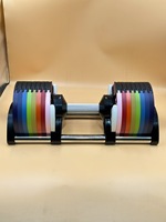 En stock, livraison directe, haltères de 10, 20, 30, 40, 50 lb, équipement de fitness, haltères réglables