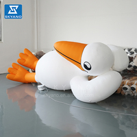 Mascotte gonflable de modèle d'oie de canard mascotte gonflable publicitaire personnalisée