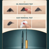 Mascara crème pour cils bouclés 4D personnalisé, fibres épaisses, volumisant, imperméable, végan, certifié halal, longue tenue, maquillage pour les yeux