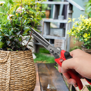 Tijeras de podar para jardinería, herramienta de poda de alta resistencia de acero de aleación con cabezal recto de 225mm, color rojo, para ramas grandes, corte de 20-30 Mm - Product Image 4