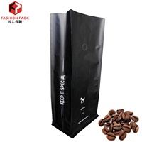 Sac à café personnalisé en aluminium, 250g, emballage alimentaire en plastique, sac à café avec logo